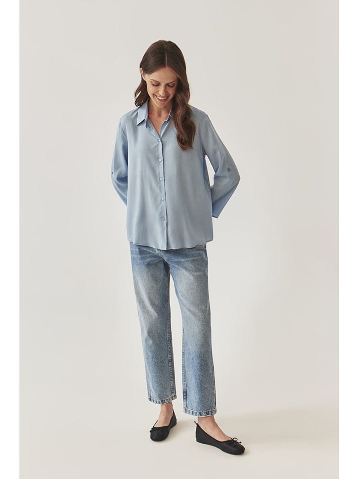 TATUUM Bluzka w kolorze błękitnym rozmiar: 42