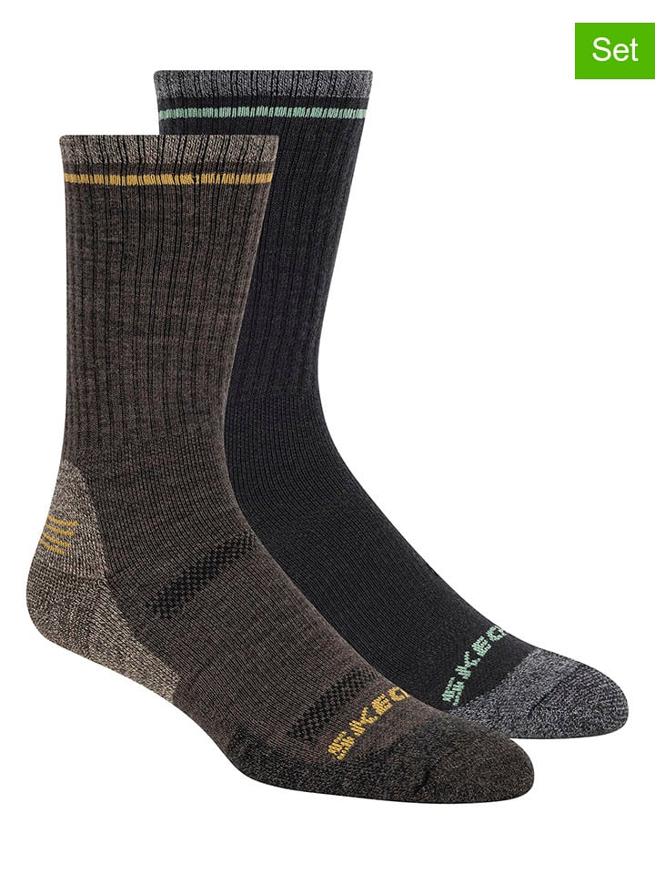 Skechers Skarpety (2 pary) w kolorze brązowym rozmiar: 43-46