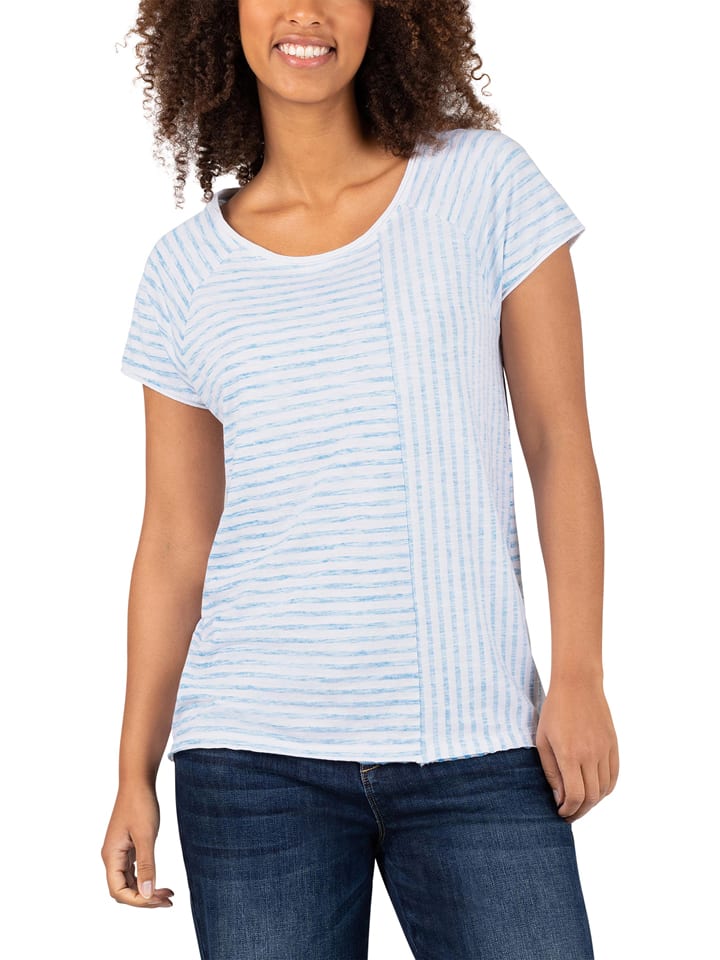 Timezone Koszulka w kolorze błękitno-białym rozmiar: XL