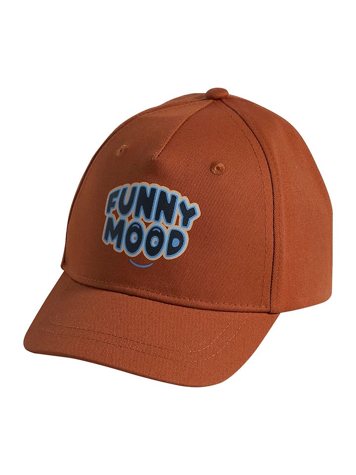 vertbaudet Czapka w kolorze pomarańczowym rozmiar: 104-116