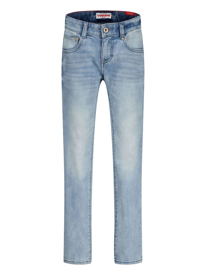 Vingino Dżinsy "Dante" - Slim fit - w kolorze błękitnym rozmiar: 176