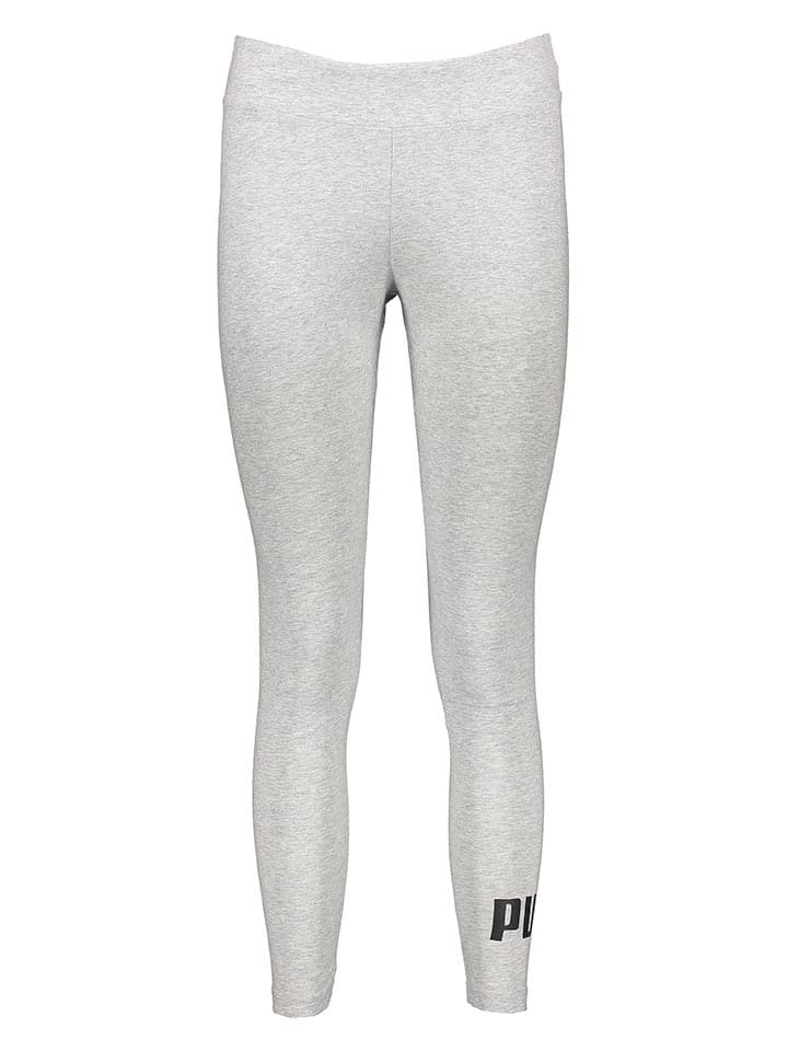 Puma Legginsy "Essentials" w kolorze szarym rozmiar: M