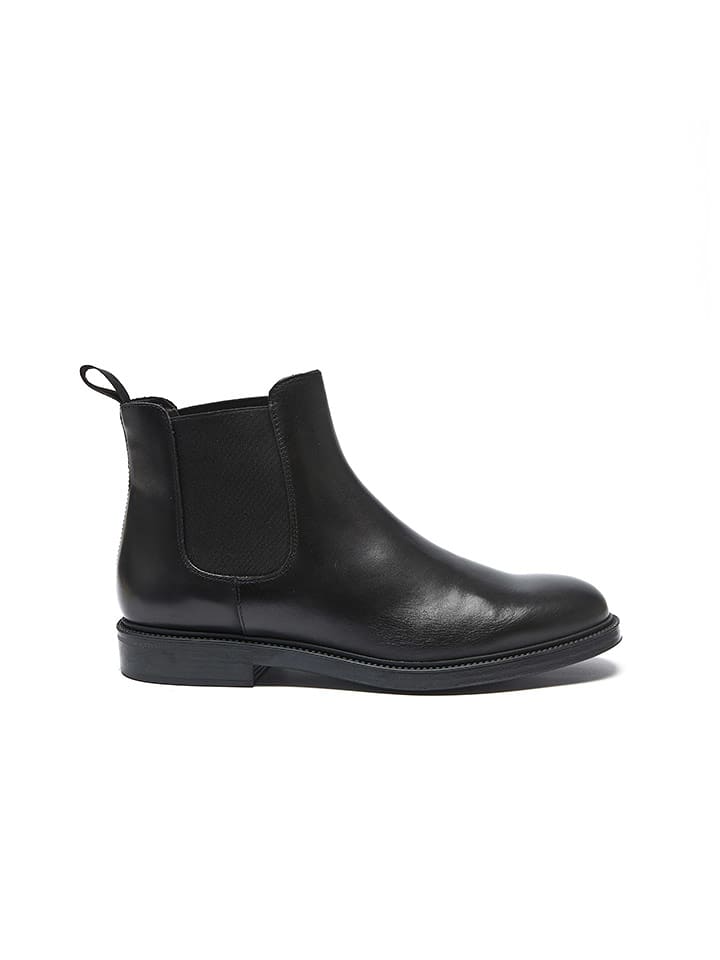 Frank Daniel Skórzane sztyblety w kolorze czarnym rozmiar: 44