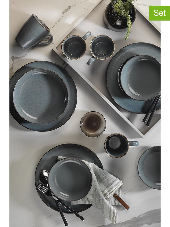 Hermia 16-częściowy zestaw w kolorze szarym rozmiar: onesize