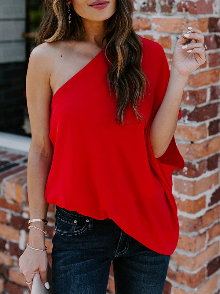 Milan Kiss Bluzka w kolorze czerwonym rozmiar: M