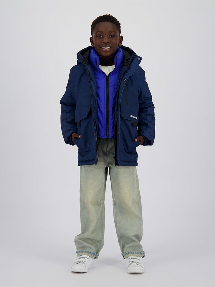 Vingino Kurtka zimowa "Tharpa" w kolorze granatowym rozmiar: 152