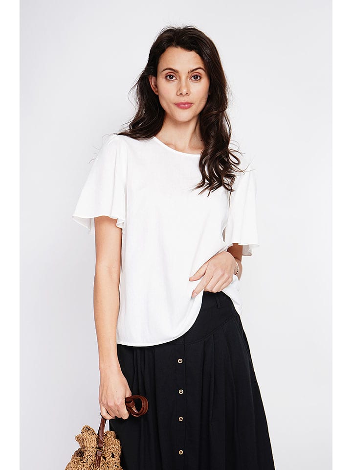 Le Jardin du Lin Bluzka w kolorze białym rozmiar: 40