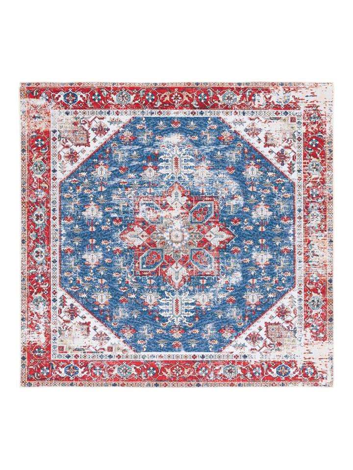 Safavieh Dywan "Tuscon" w kolorze niebiesko-czerwonym rozmiar: 183x183 cm