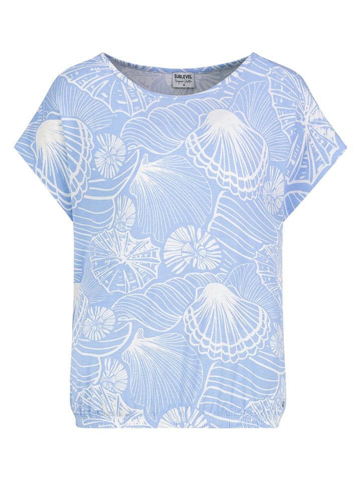 Sublevel Koszulka w kolorze błękitnym rozmiar: S