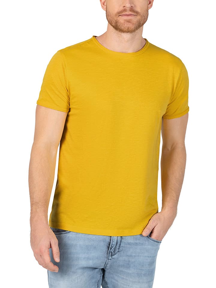 Timezone Koszulka w kolorze musztardowym rozmiar: 3XL