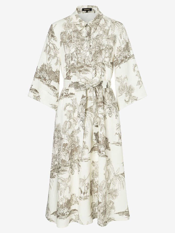 More & More Sukienka koszulowa w kolorze kremowo-oliwkowym rozmiar: 38