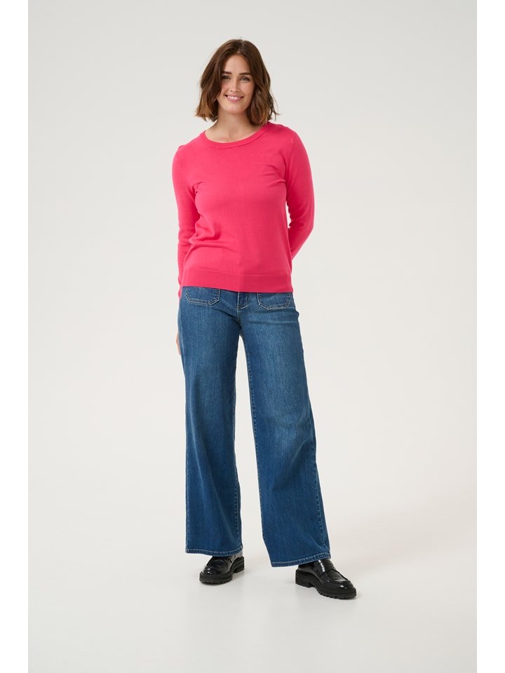 Kaffe Sweter w kolorze różowym rozmiar: XS