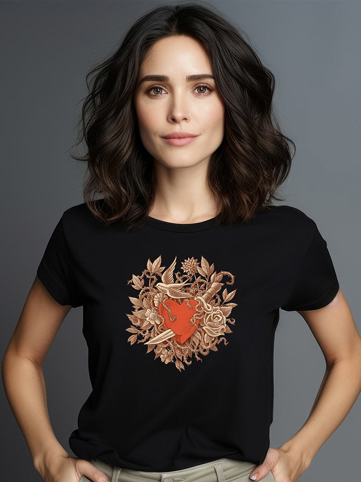 WOOOP Koszulka "Heart Of Thorns" w kolorze czarnym rozmiar: S