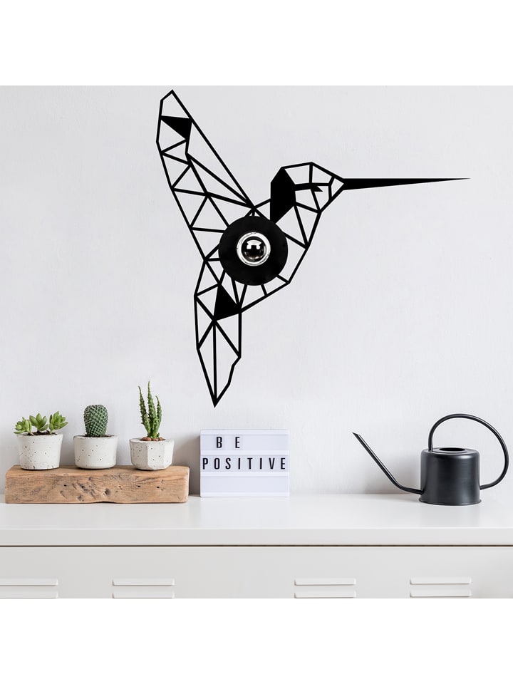 Opviq Lampa ścienna w kolorze czarnym - 44 x 44 cm rozmiar: onesize