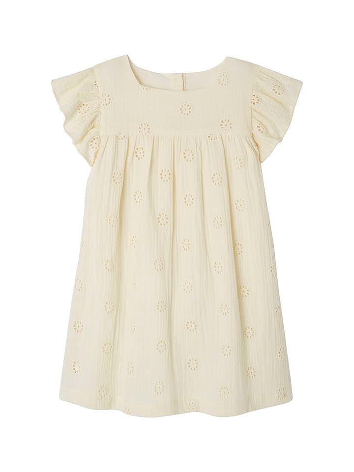 vertbaudet Sukienka w kolorze kremowym rozmiar: 140