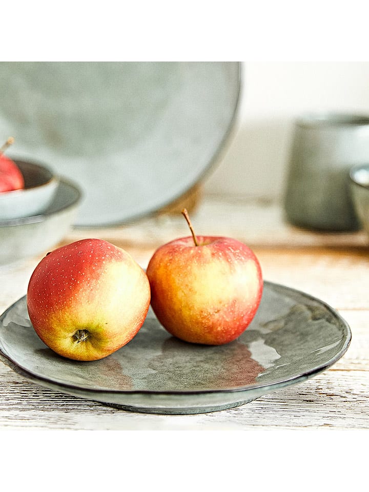 Homla Talerz śniadaniowy "Labarro" w kolorze szarym - Ø 21 cm rozmiar: onesize