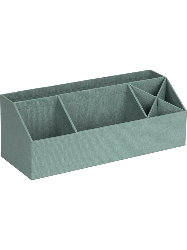BigsoBox Organizer "Elisa" w kolorze zielonym - 33 x 12,5 x 12,5 cm rozmiar: onesize