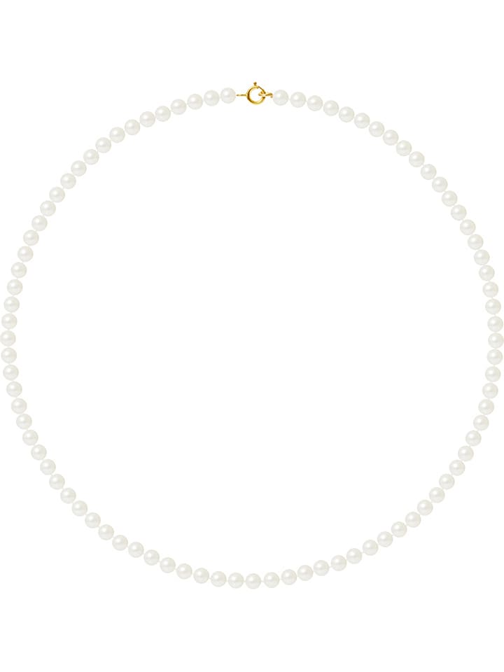 Pearline Naszyjnik perłowy w kolorze białym - dł. 42 cm rozmiar: onesize