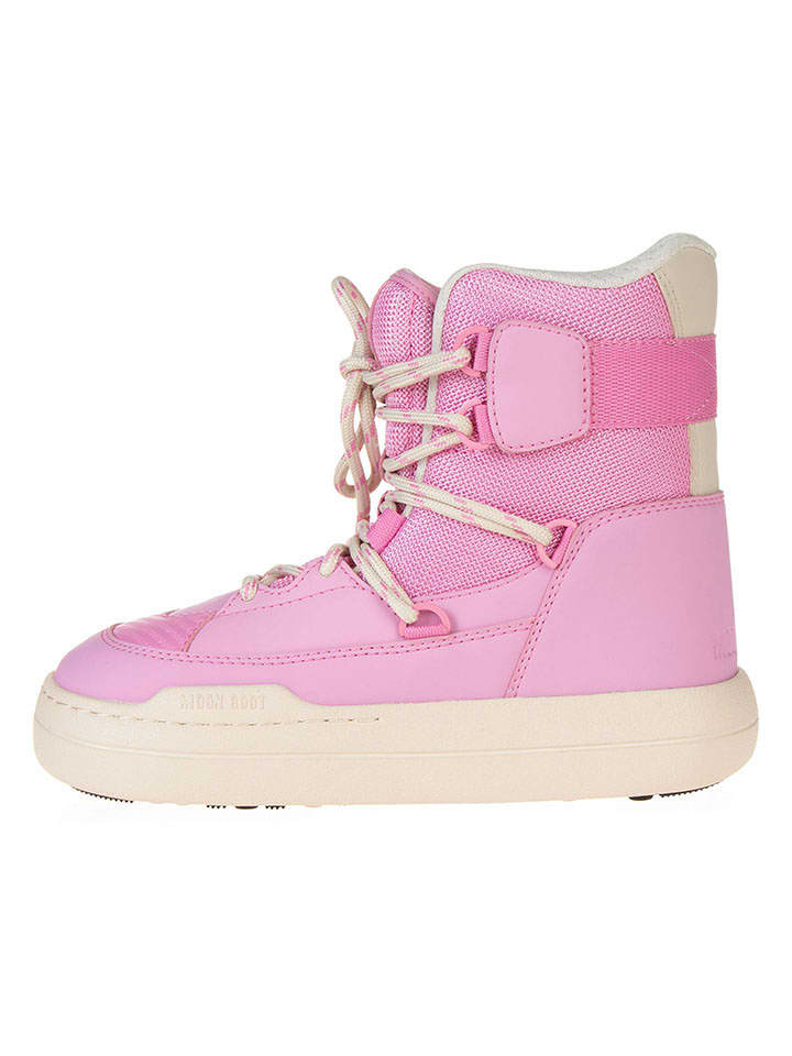Moon Boot Botki "Park Sneaker Boot" w kolorze jasnoróżowym rozmiar: 40