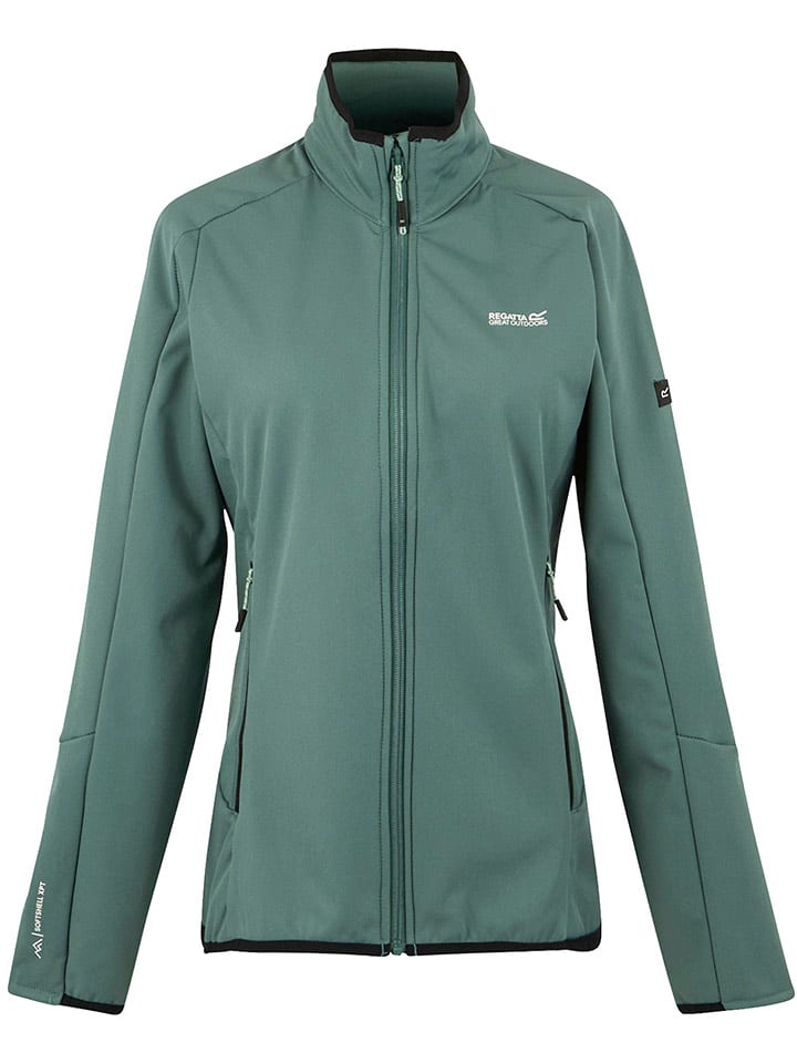 Regatta Kurtka softshellowa "Moutdale" w kolorze zielonym rozmiar: 46