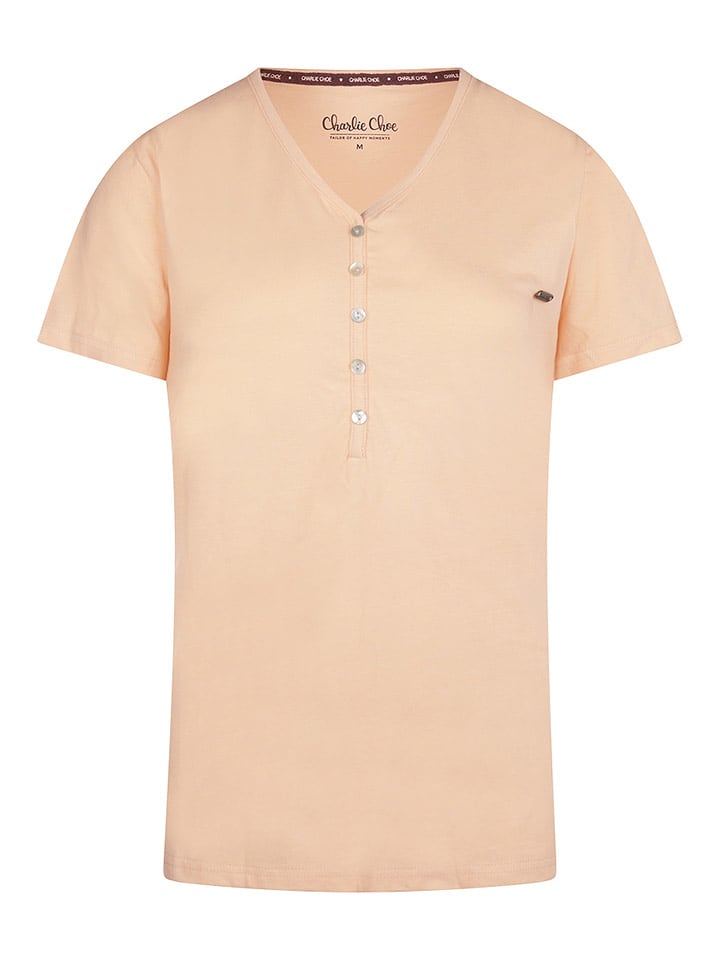 Charlie Choe Koszulka "Wild hearted" w kolorze jasnoróżowym rozmiar: XS