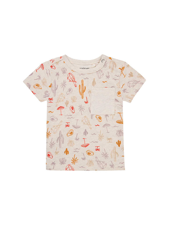 Noppies Koszulka "Olle" w kolorze beżowym rozmiar: 74