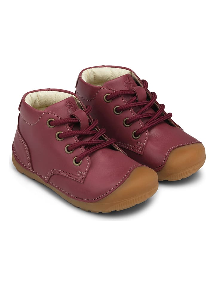 Bundgaard Skórzane buty "Panto" w kolorze fioletowym do nauki chodzenia rozmiar: 24