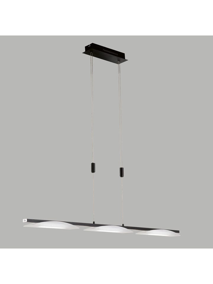FISCHER & HONSEL Lampa wisząca "Kop" w kolorze czarnym - 114 x 150 x 8 cm rozmiar: onesize
