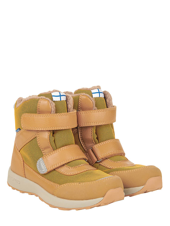 finkid Botki zimowe "Lappi" w kolorze beżowym rozmiar: 24