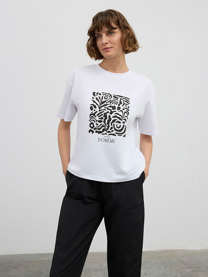 BGN Koszulka w kolorze białym rozmiar: 38