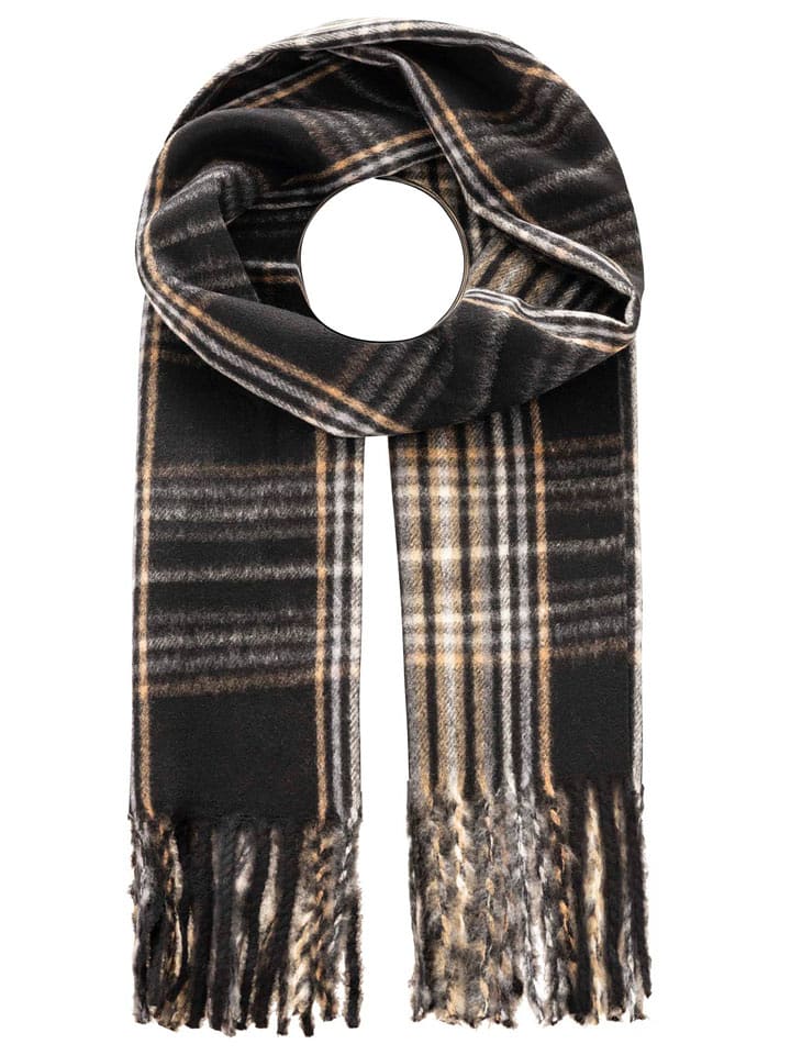 Zwillingsherz Szal w kolorze brązowym rozmiar: onesize