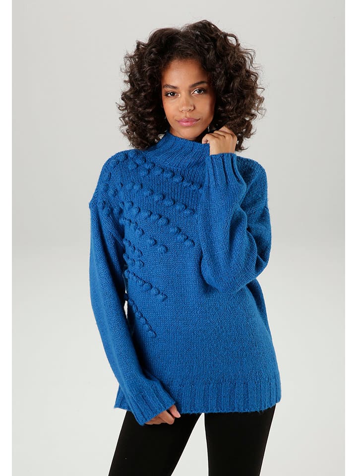 Aniston Sweter w kolorze niebieskim rozmiar: 36