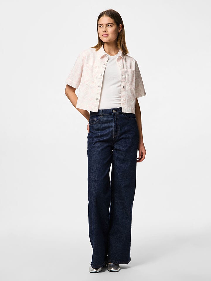 Pieces Koszula "Salume" w kolorze jasnoróżowym rozmiar: S