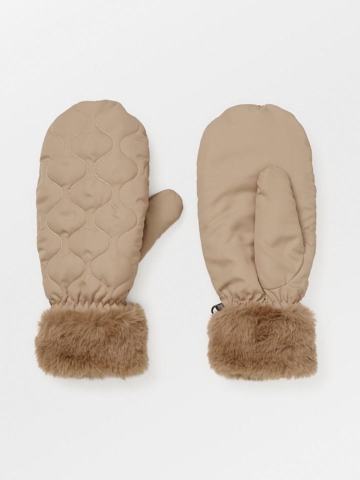 Becksöndergaard Rękawiczki w kolorze beżowym rozmiar: XS/S