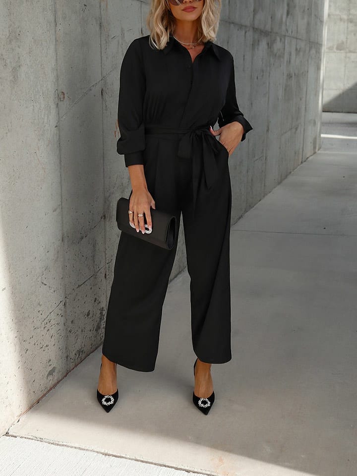 Milan Kiss Kombinezon w kolorze czarnym rozmiar: S