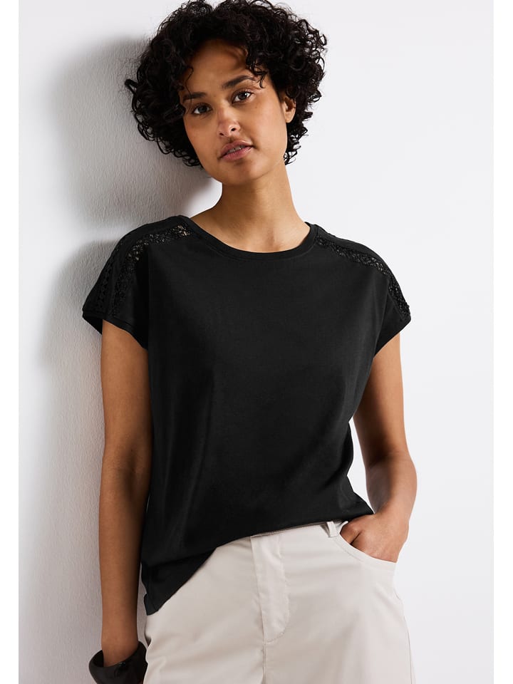 Street One Koszulka w kolorze czarnym rozmiar: 42