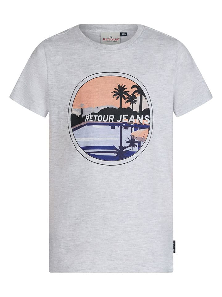 Retour Koszulka "Jody" w kolorze szarym rozmiar: 104