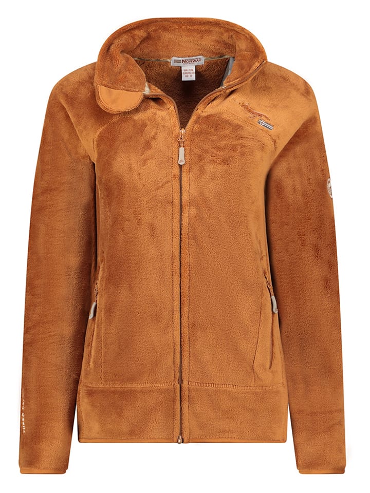 Geographical Norway Kurtka polarowa "Upaline" w kolorze karmelowym rozmiar: XL