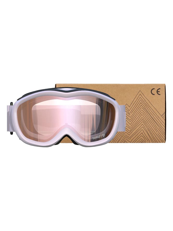 Whistler Gogle narciarskie "Mauga" w kolorze białym rozmiar: onesize