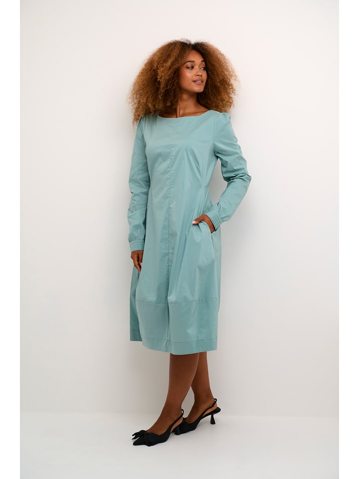 CULTURE Sukienka "Antoinett" w kolorze błękitnym rozmiar: L