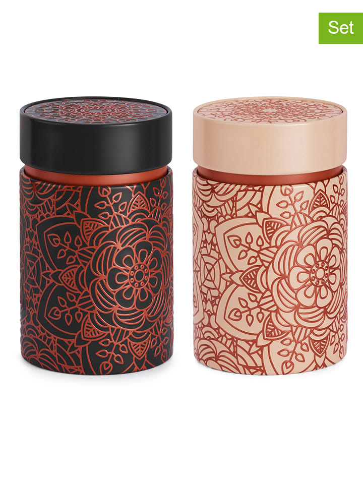 Eigenart Puszki (2 szt.) w kolorze pomarańczowo-czarno-beżowym na herbatę - 150 g rozmiar: onesize