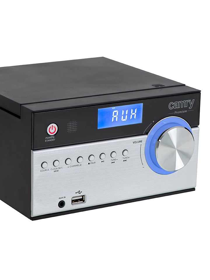 Adler System stereo Bluetooth w kolorze srebrno-czarnym rozmiar: onesize