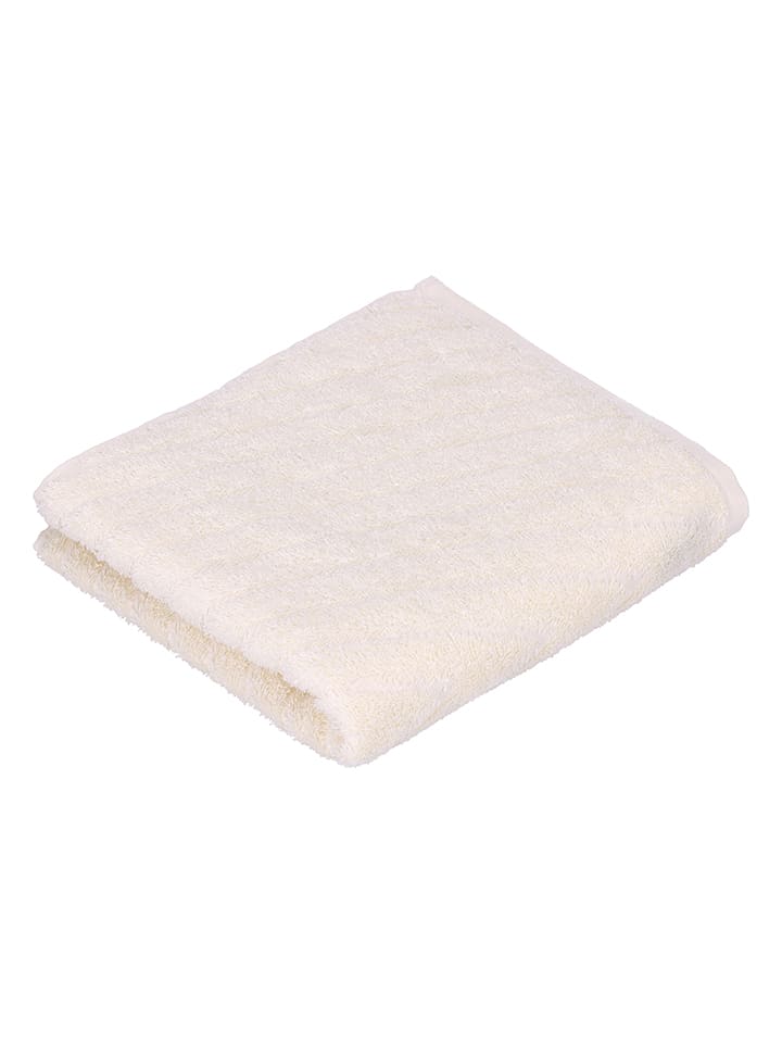 Vossen Ręcznik prysznicowy "Garnet" w kolorze białym rozmiar: 67x140 cm