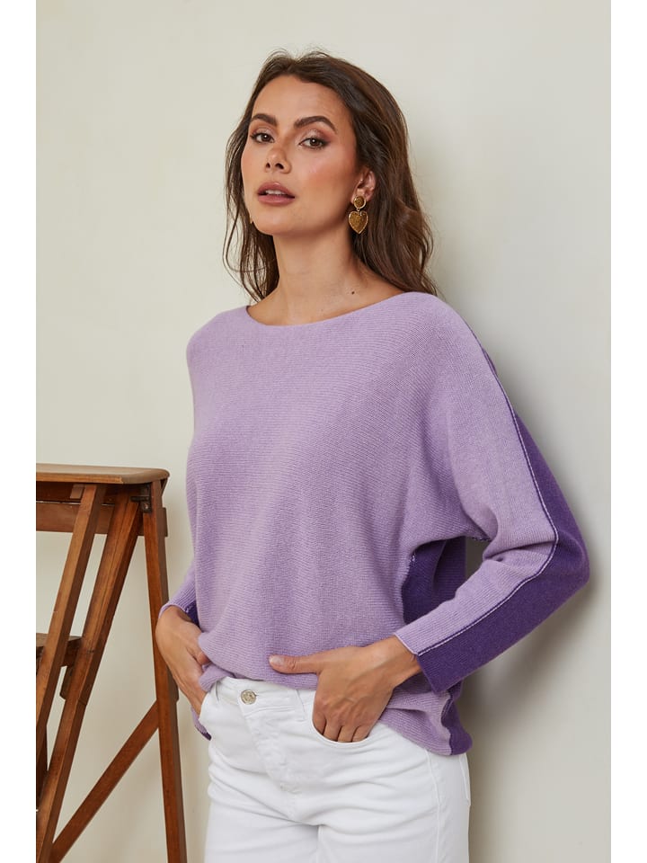 Joséfine Sweter "Dorog" w kolorze fioletowym rozmiar: L