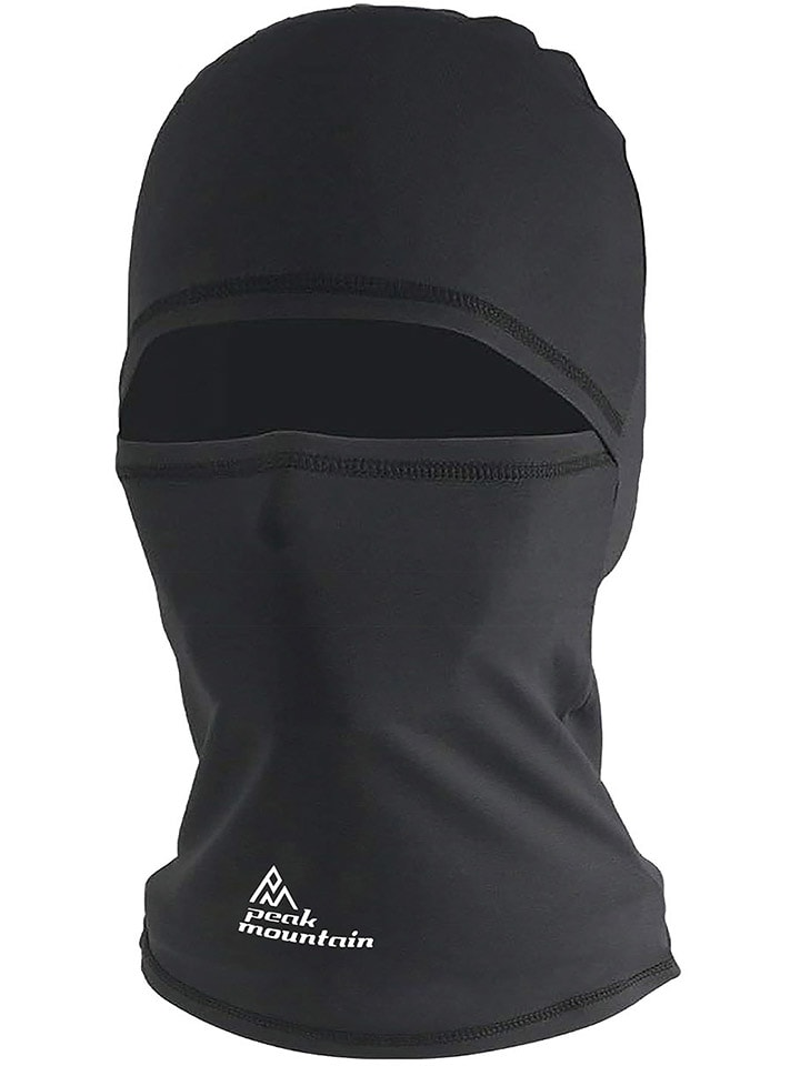 Peak Mountain Kominiarka "Cagoule" w kolorze czarnym rozmiar: S/M