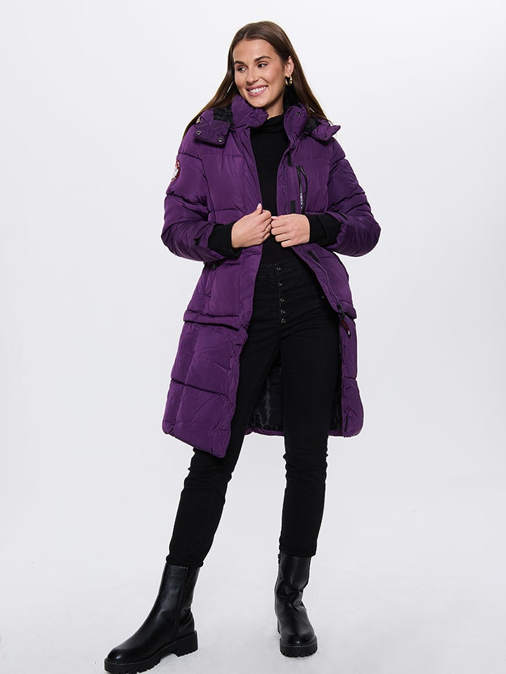 CANADA weather gear Płaszcz zimowy w kolorze fioletowym rozmiar: M