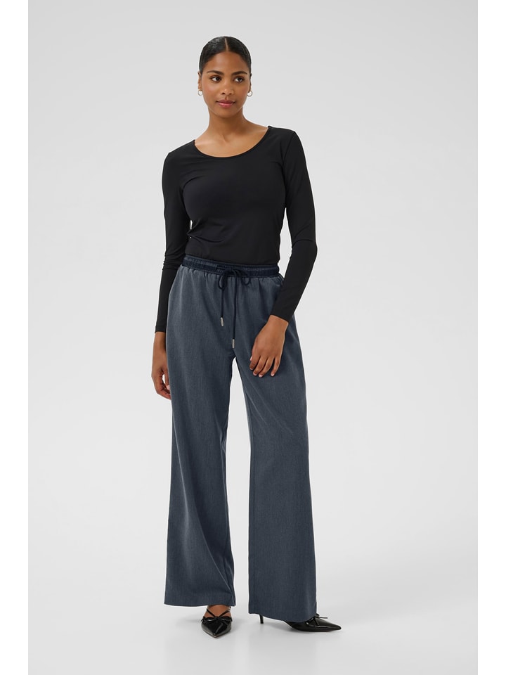 Kaffe Spodnie w kolorze niebieskim rozmiar: 44