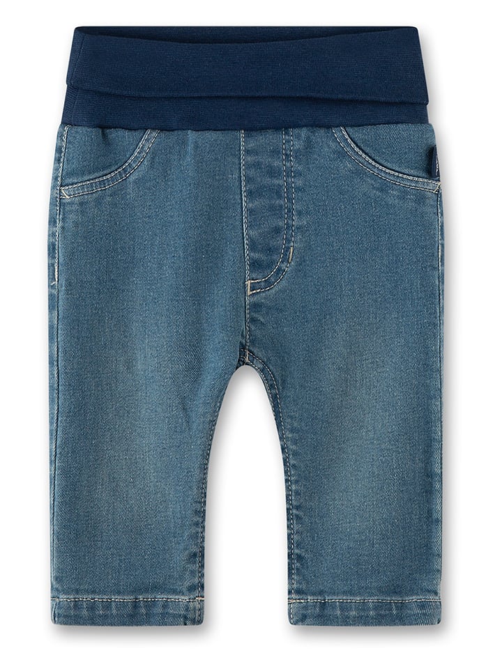 Sanetta Kidswear Dżinsy w kolorze granatowym rozmiar: 86