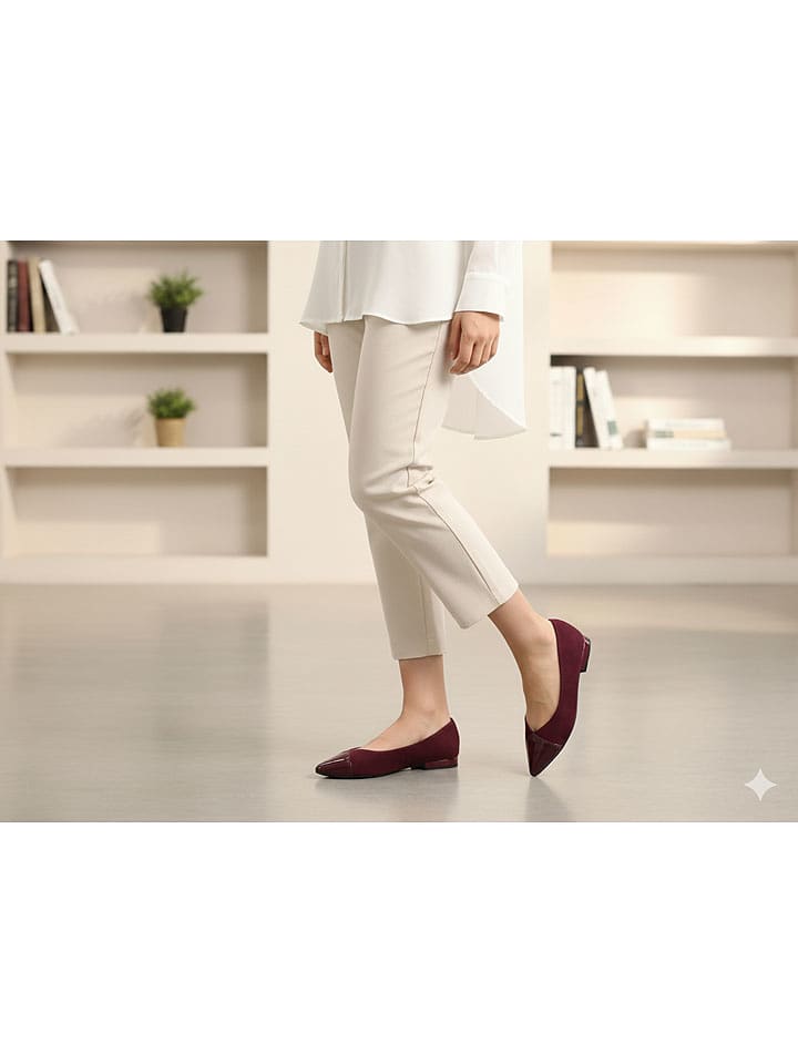 Sixth Sens Baleriny w kolorze bordowym rozmiar: 39