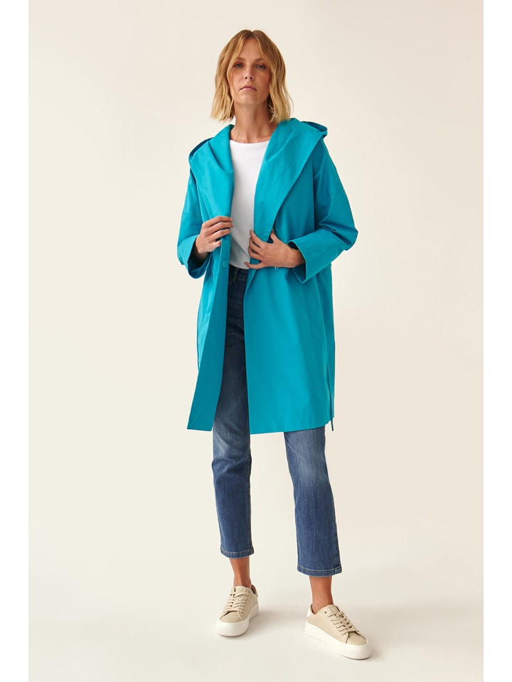 TATUUM Płaszcz przejściowy w kolorze turkusowym rozmiar: 42